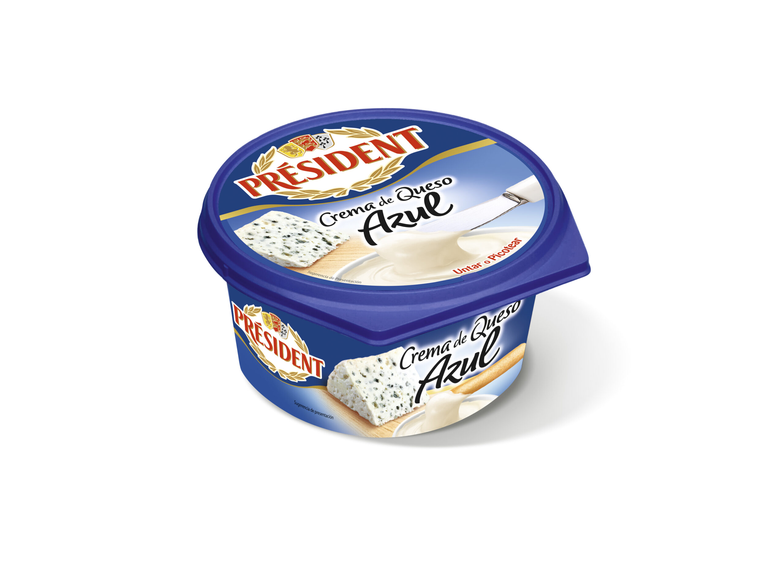 Envase de Crema de queso Azul